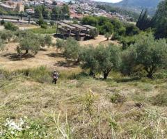 Καμμενα βουρλα οικισμος 20 στρεμματα με θεα θαλασσα χτιζει 3400 μετρα