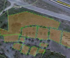 Καμμενα βουρλα οικισμος 20 στρεμματα με θεα θαλασσα χτιζει 3400 μετρα